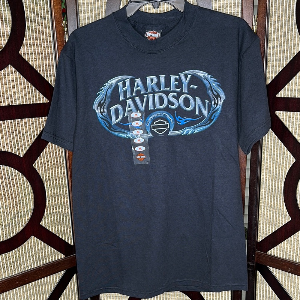 NWT Harley Davidson Monterey California Motorcycle T-shirt Shark Size M UNISEX
